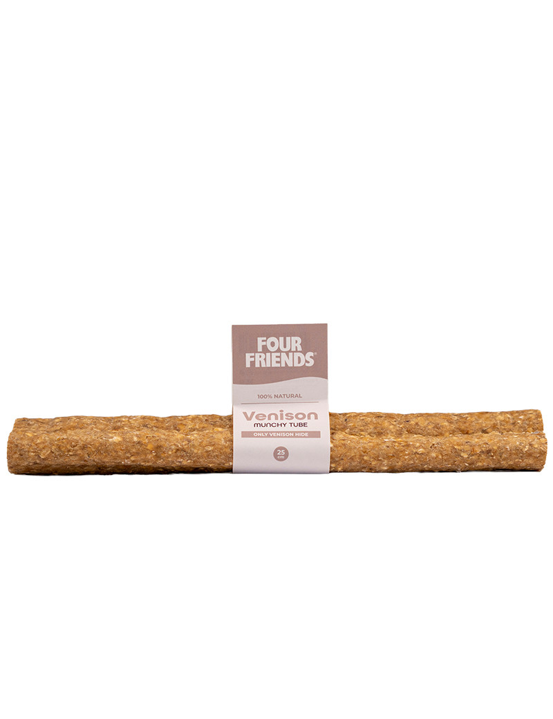 Natural Chews Venison Munchy Tube till Hund - 25 cm