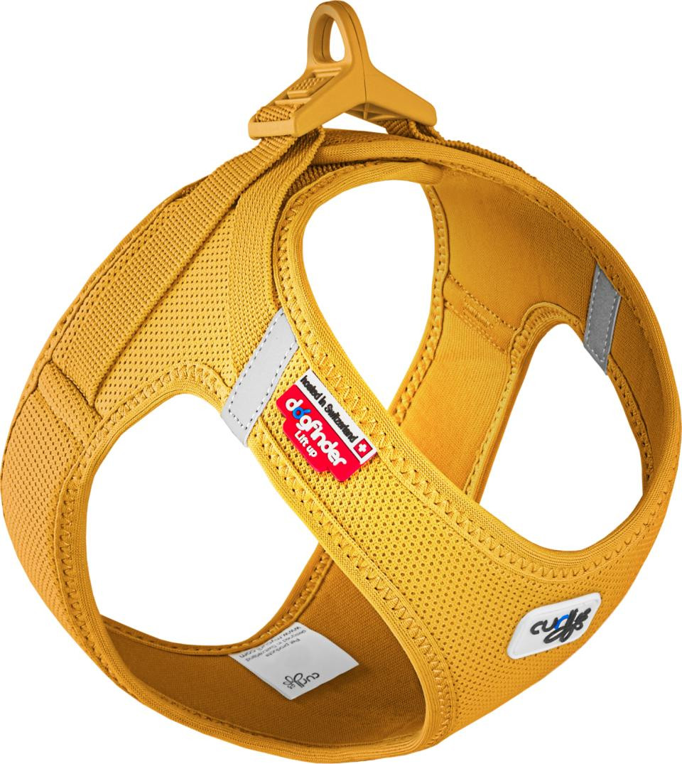 Clasp Vest Air Mesh Harness Sele till Hund, Yellow - 3XS