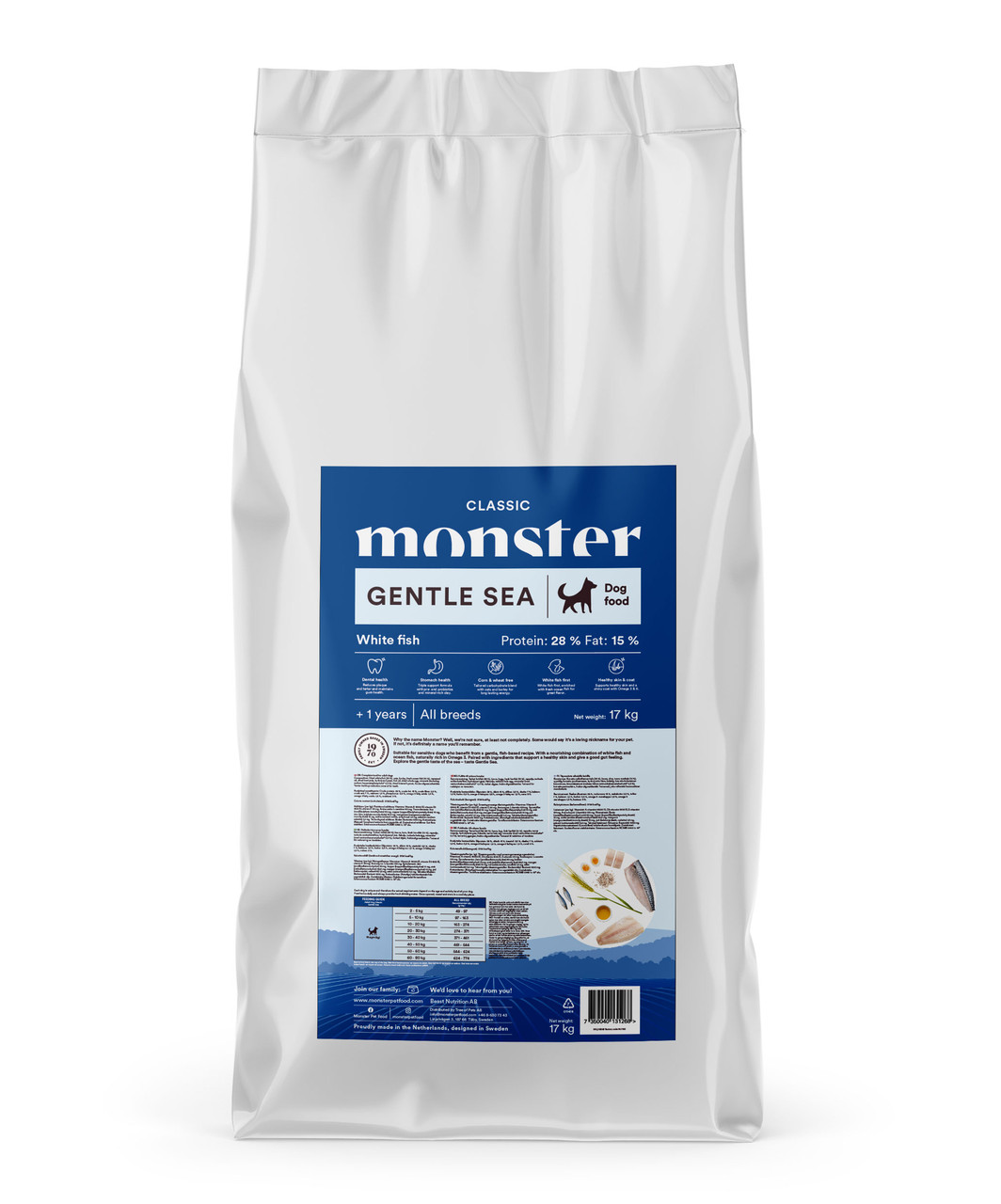 Dog Classic Gentle Sea Torrfoder till Hund - 17 kg