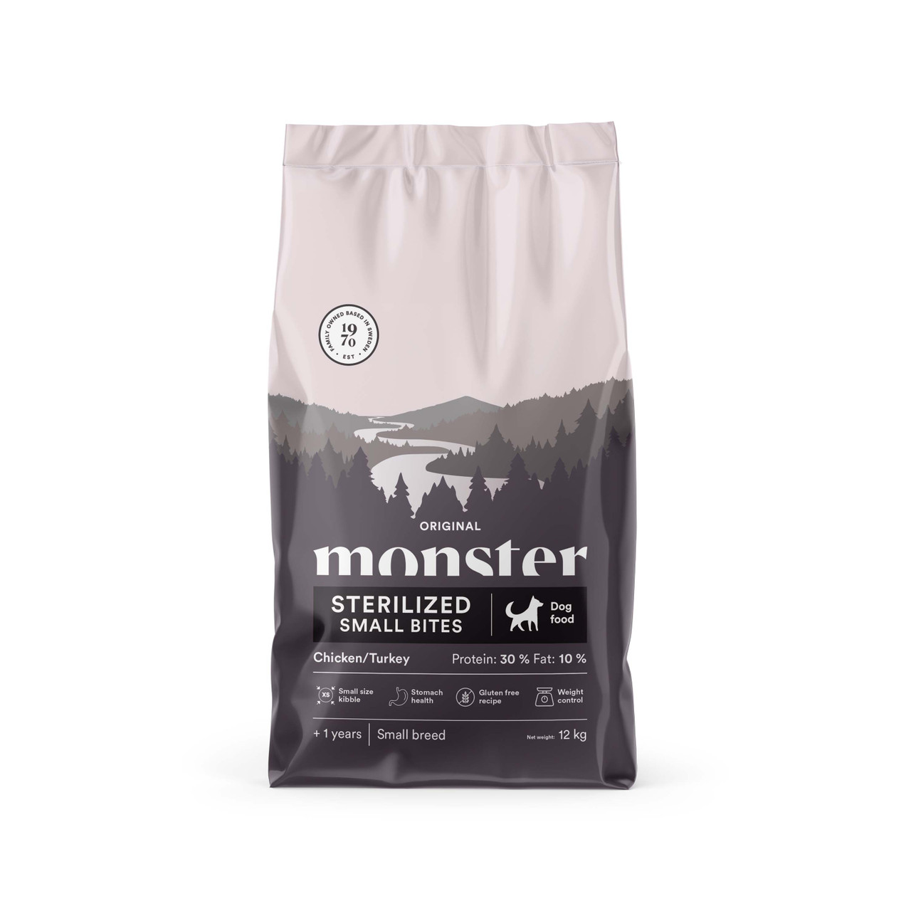 Dog Original Sterilized Small Bites Chicken & Turkey Torrfoder till Hund - 12 kg