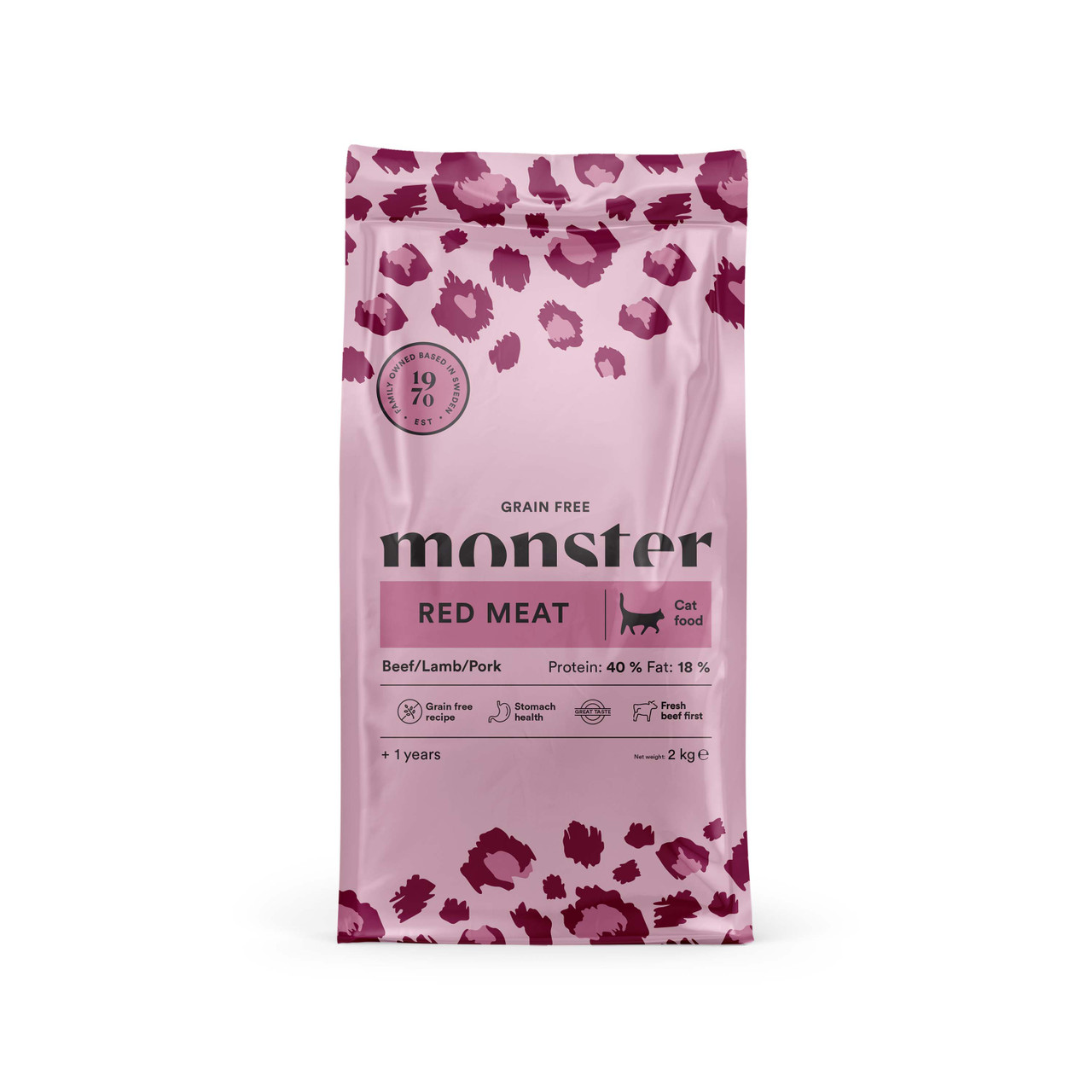 Grain Free Adult Red Meat Torrfoder till Katt - 2 kg