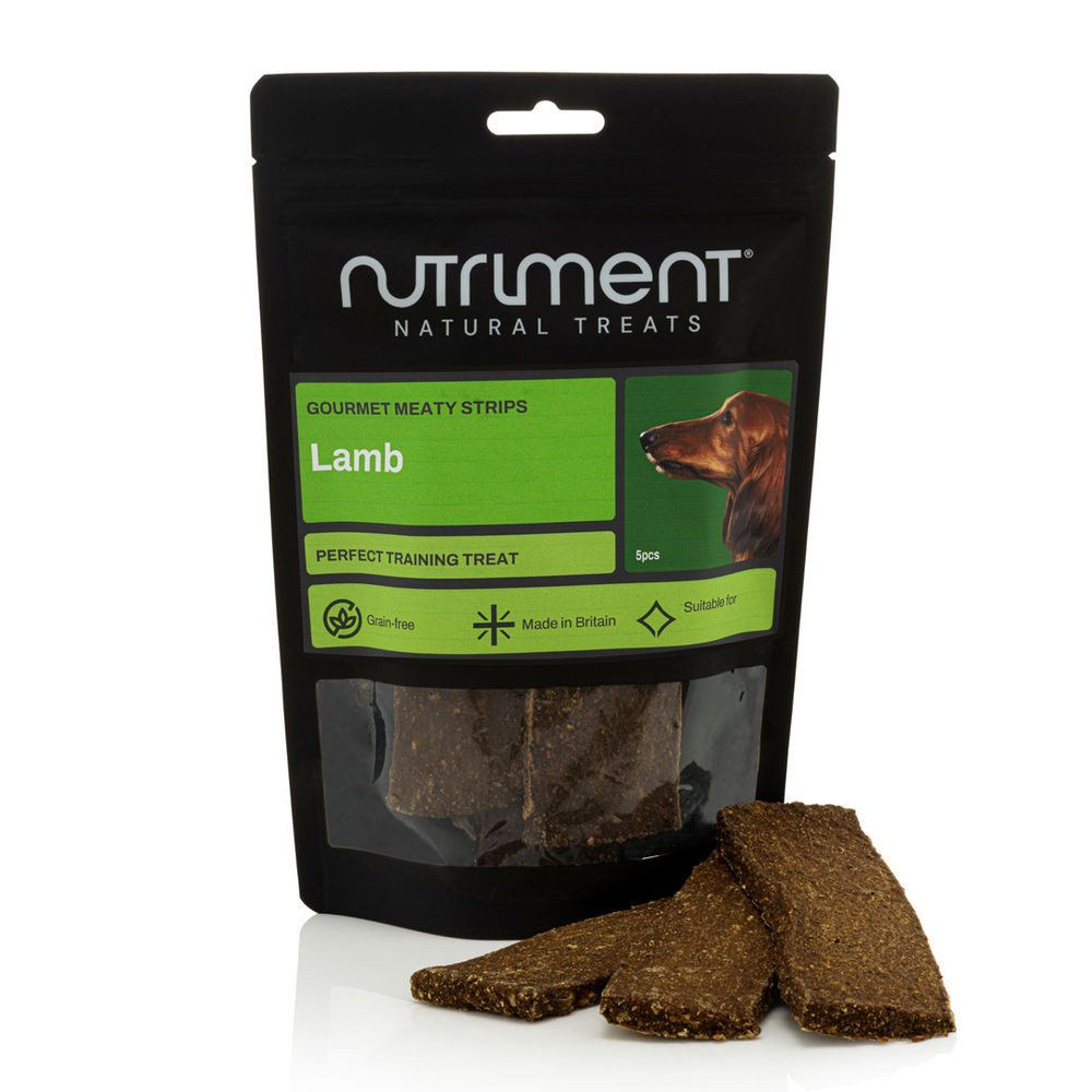 Gourmet Meaty Strips Lamb Hundgodis - 150 g