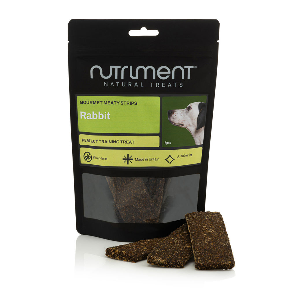 Gourmet Meaty Strips Rabbit Hundgodis - 150 g