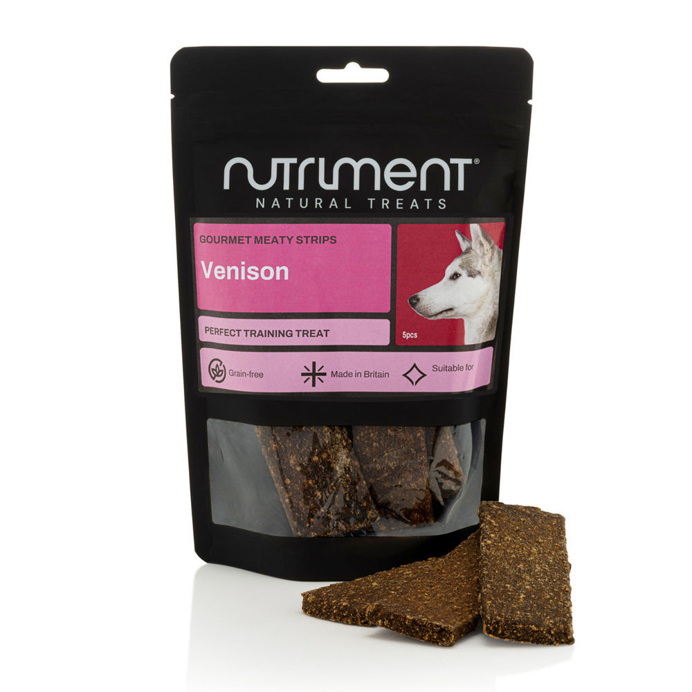 Gourmet Meaty Strips Venison Hundgodis - 150 g