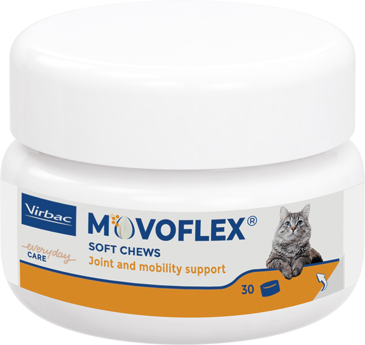 Movoflex® Tuggbitar Ledtillskott till Katt - 30 tabletter