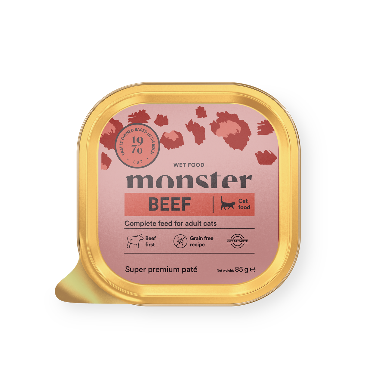 Cat Paté Adult Beef Våtfoder till Katt - 19 x 85 g
