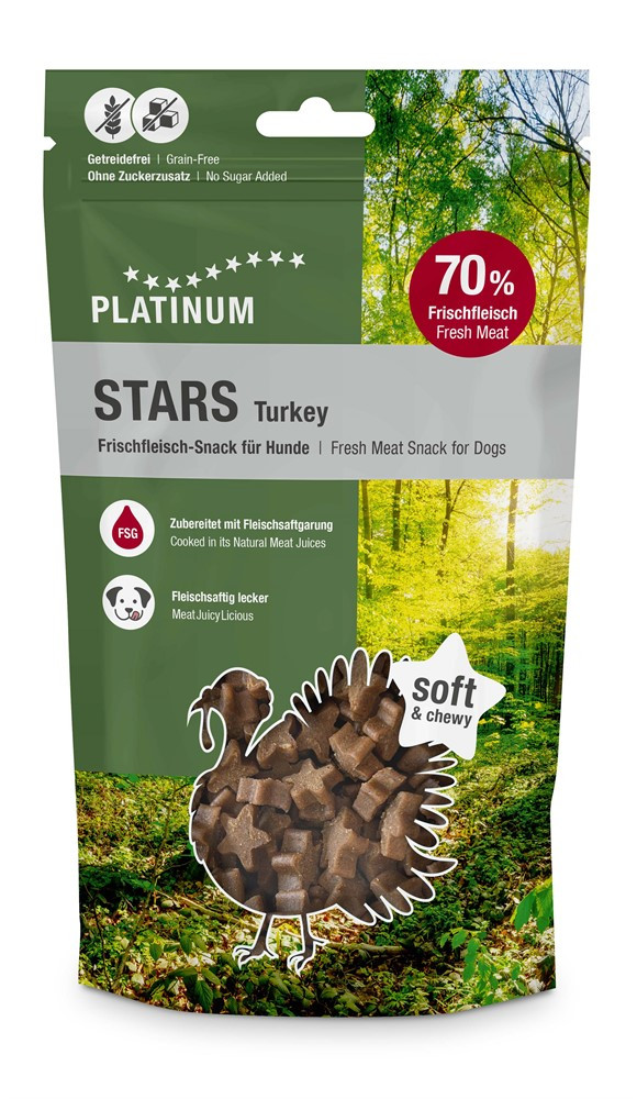 Hundgodis Turkey Stars - 185 g