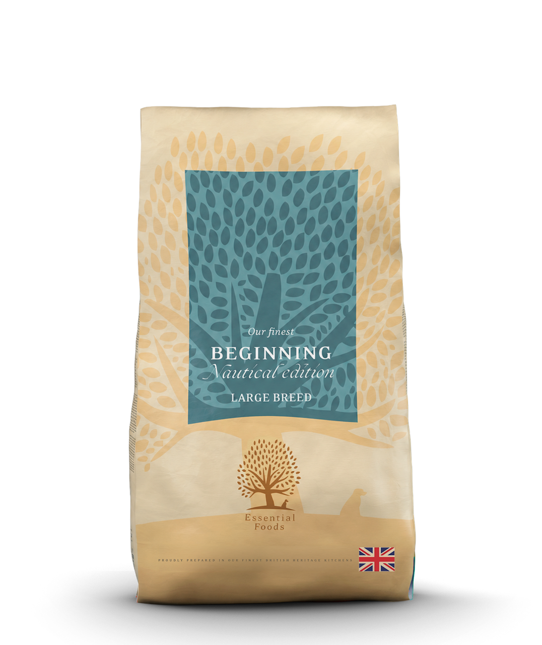 Essential The Beginning Large Breed Nautical Torrfoder till Valp - 10 kg