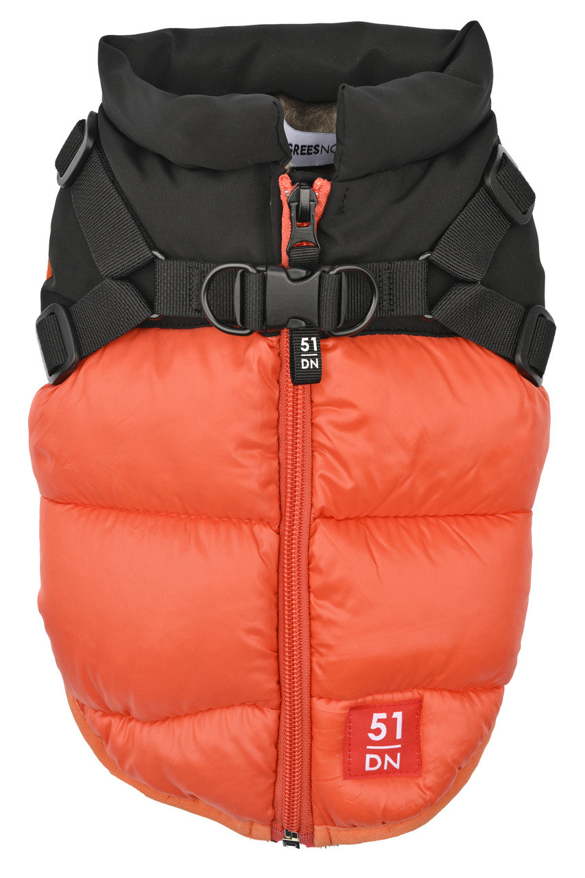 National Hundtäcke med sele Orange - 24 cm