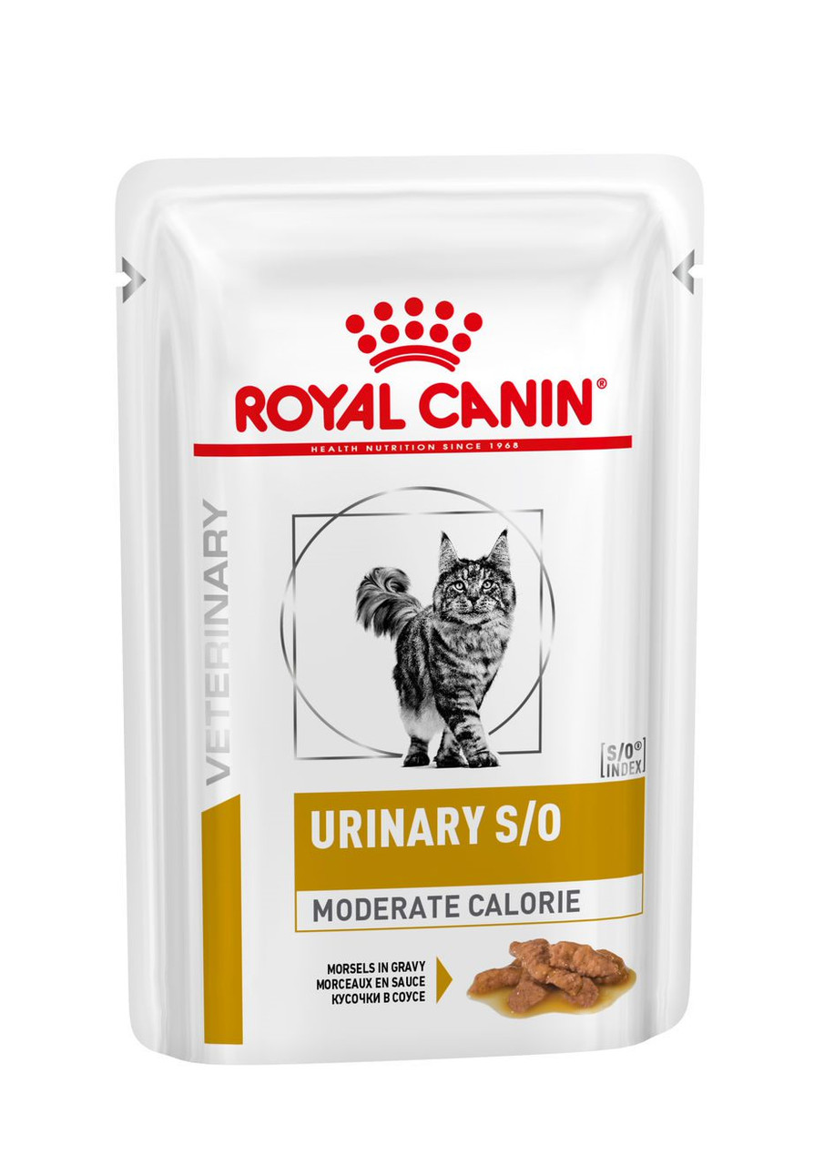 Veterinary Diets Cat Urinary S/O Moderate Calorie Morcels in Gravy Pouch - 12 x 85 g | Djurtyp - Katt - Kattmat - Veterinärfoder | DogStyle