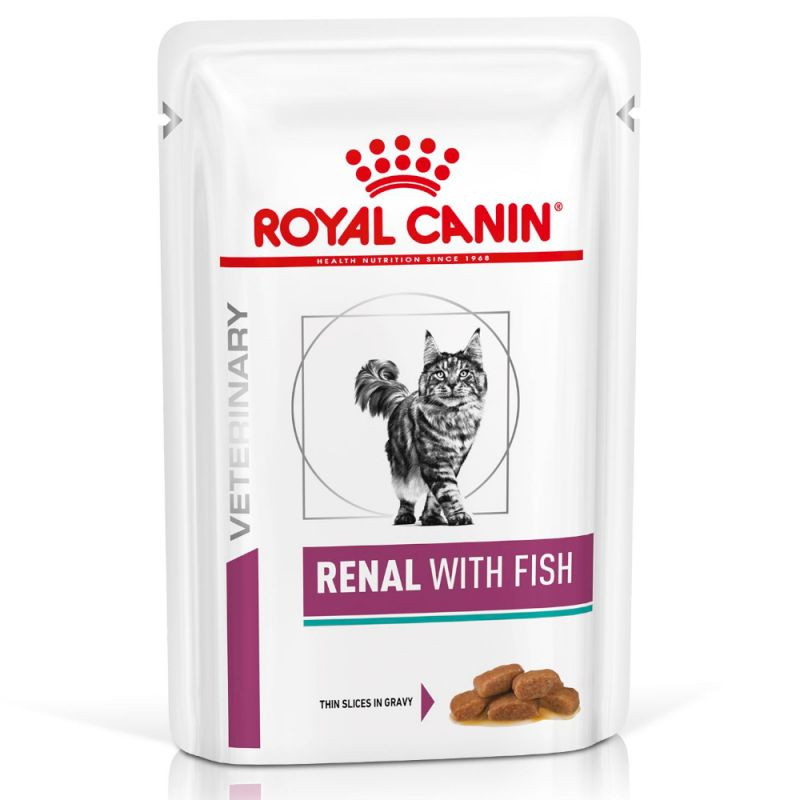 Veterinary Diets Renal Fish för katt – 12 x 85 g