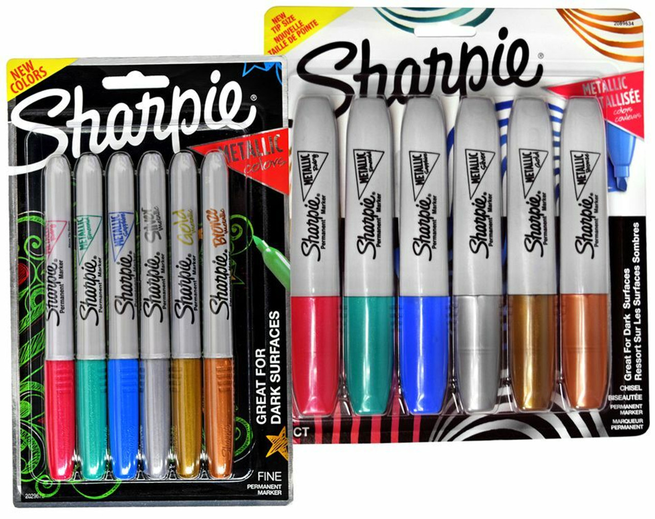 Sharpie® Oil-Based Paint Markers, Fine Point Metallic Set 