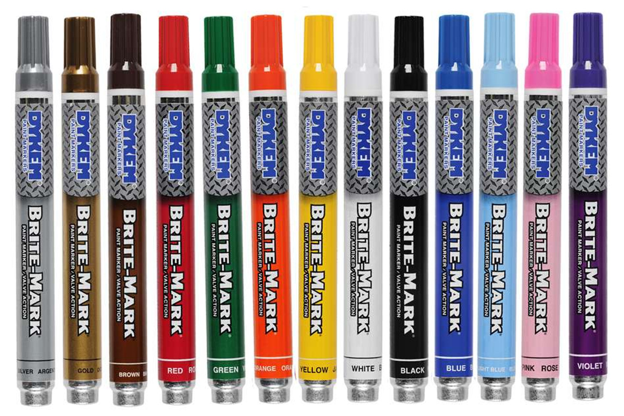 Permanent Paint Marker | Yellow | 2.3mm Valve Tip | Mighty Marker® PM-16