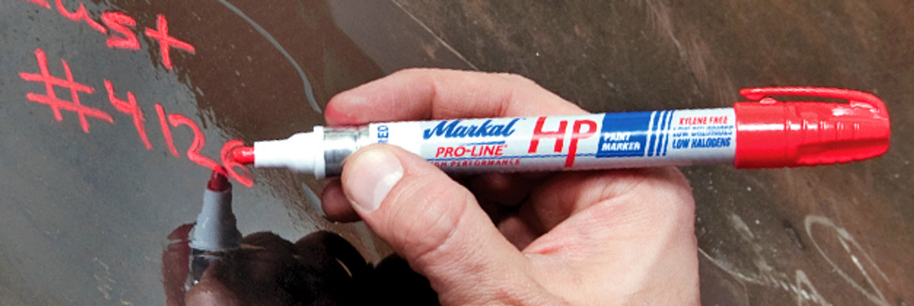 Markal 96960 Medium Pro-Line HP Paint Markers, 1/8, White