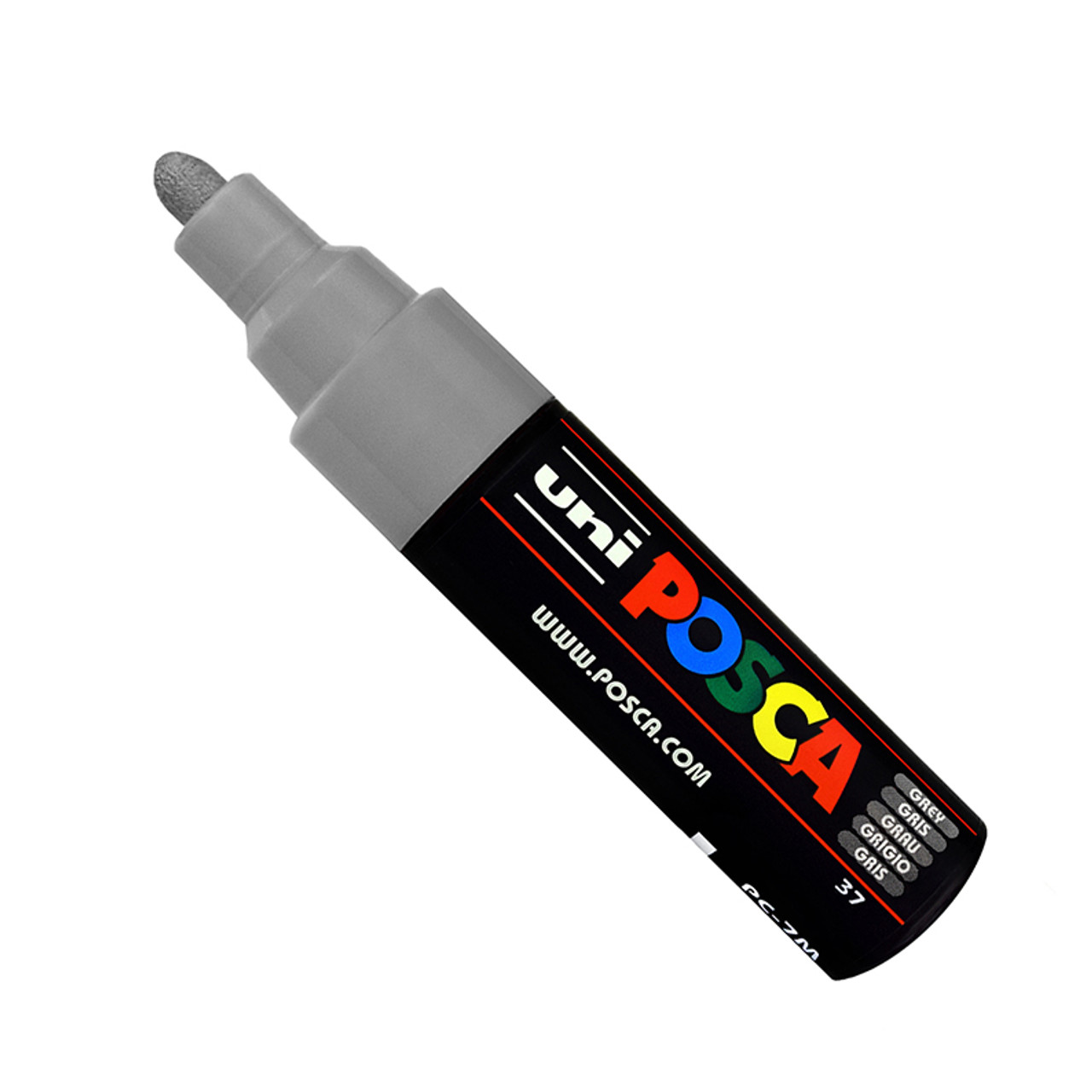 Posca PC-7M Broad Bullet Grey Paint Marker