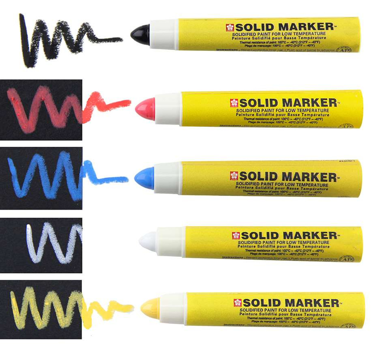 Sakura - White Solid Paint Markers - RAM Welding Supply