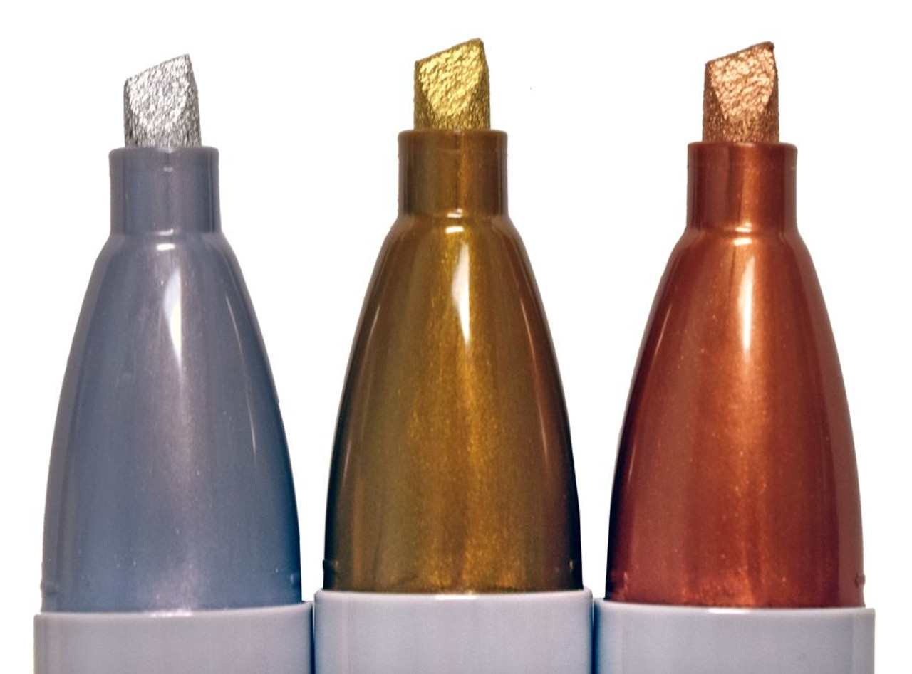 Fine-Tip Metallic Rainbow Chalk Markers