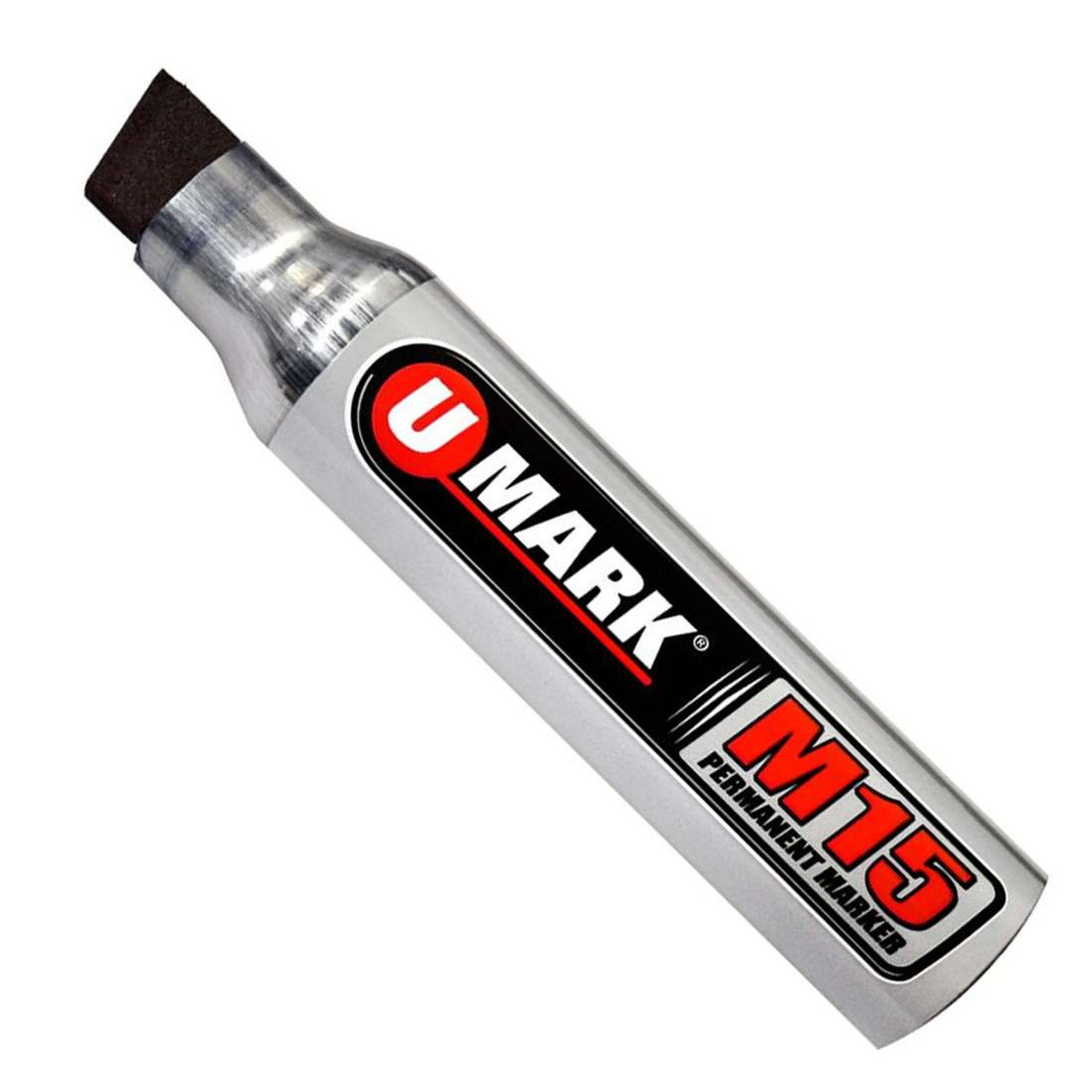 2 JUMBO Markers EXTRA WIDE Oversized Chisel Tip PERMANENT Black