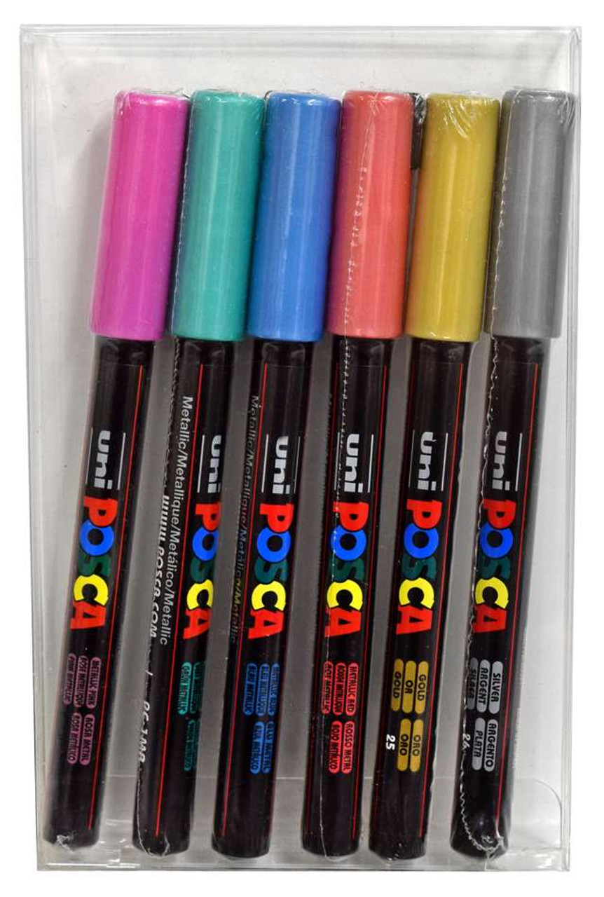 Posca PC-1MR Ultra-Fine Blue Paint Marker