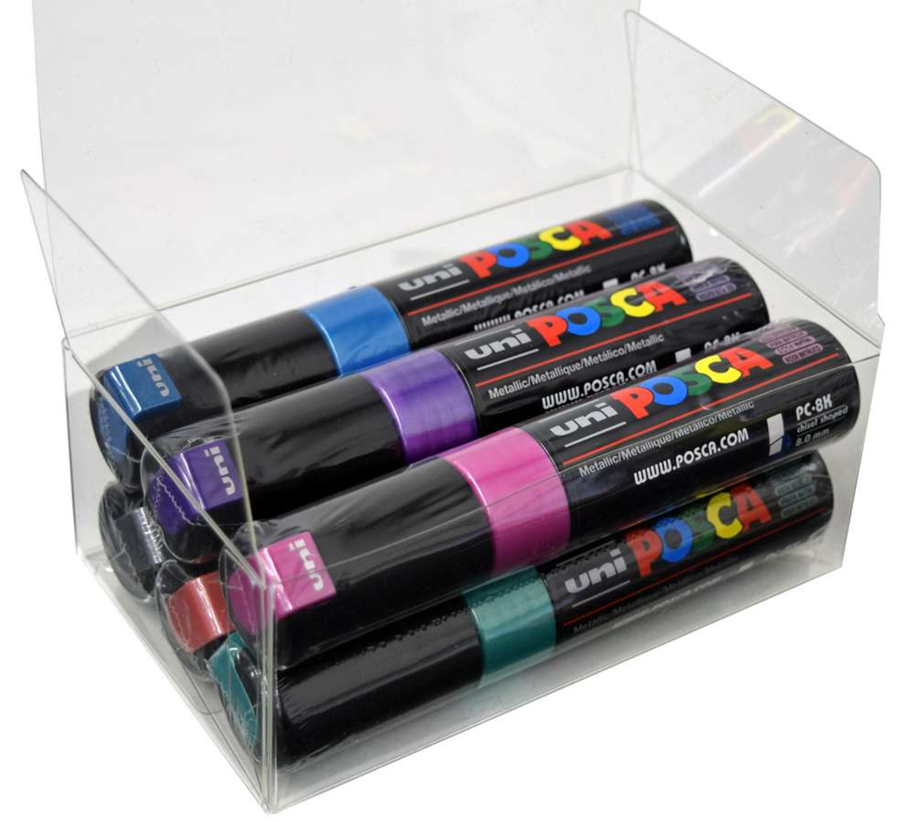 Posca Paint Marker Broad PC-8K Set of 6, Shadowing Colors