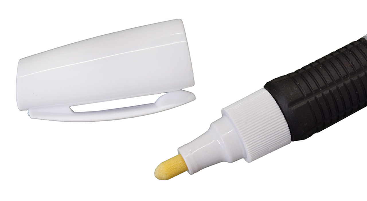 Centropen Permanent White Marker Pen âŒ€5mm Tip UV Resistant for