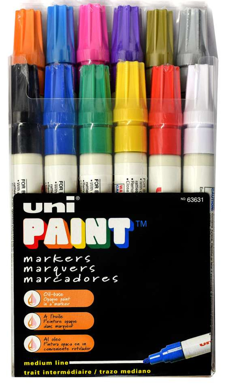 Uni Paint Markers, Medium Point, PX-20