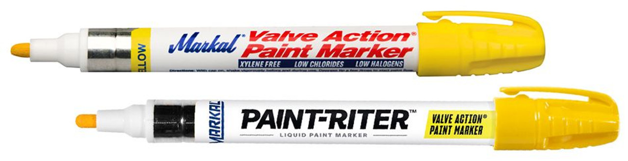 Markal Paint Marker, Permanent, Yellow 96961, 1 - City Market