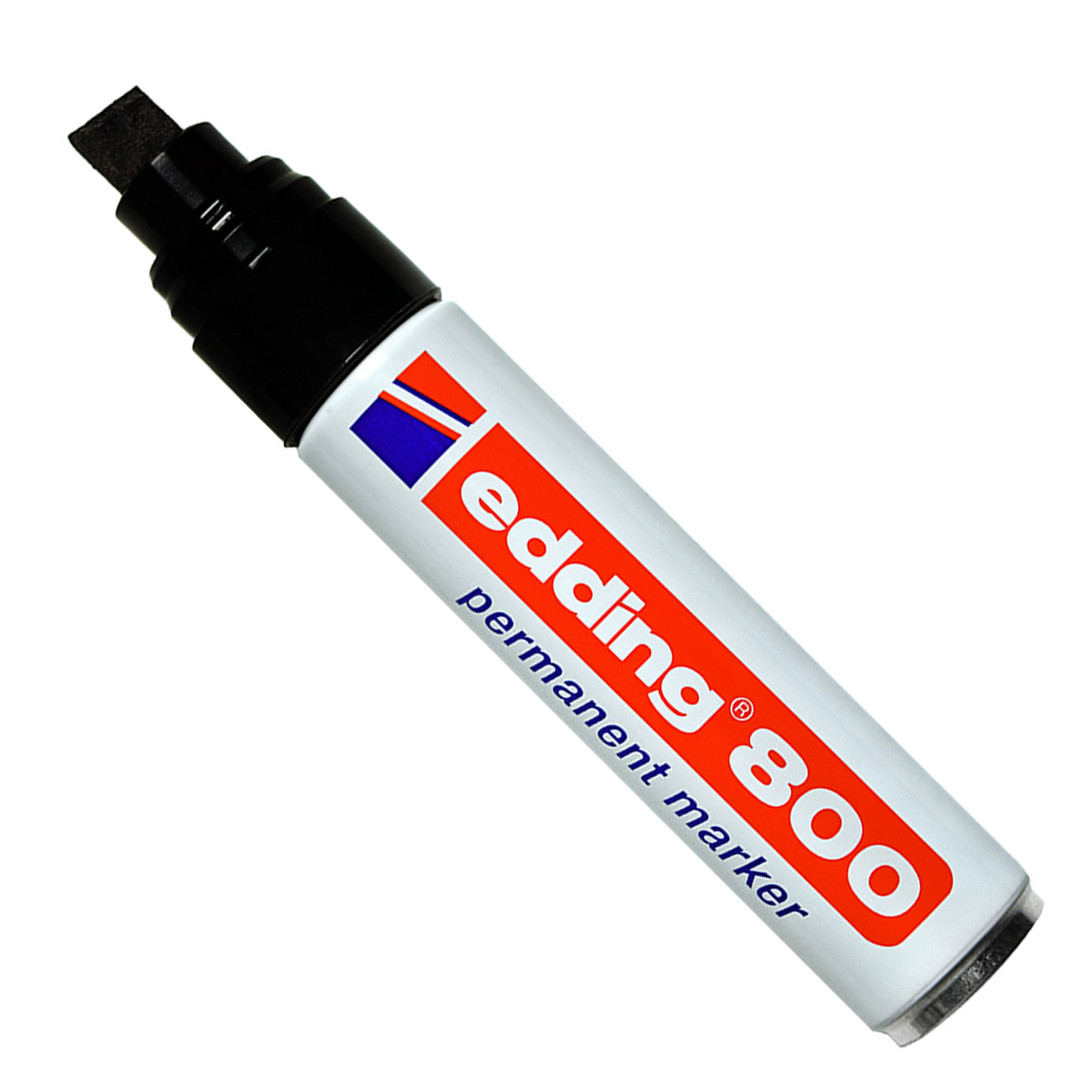 edding No. 1 Short Barrel Chisel Tip Permanent Markers