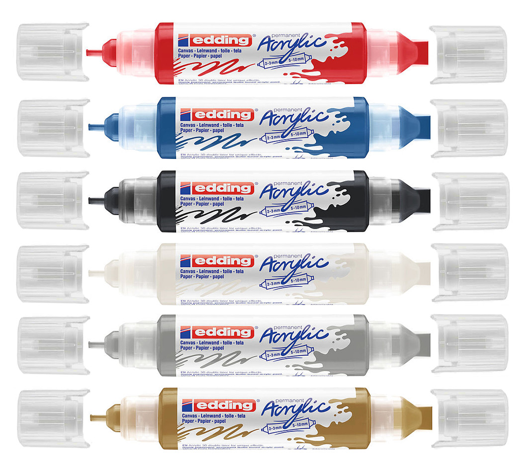 edding 5400 Acrylic 3D Double Liner Markers
