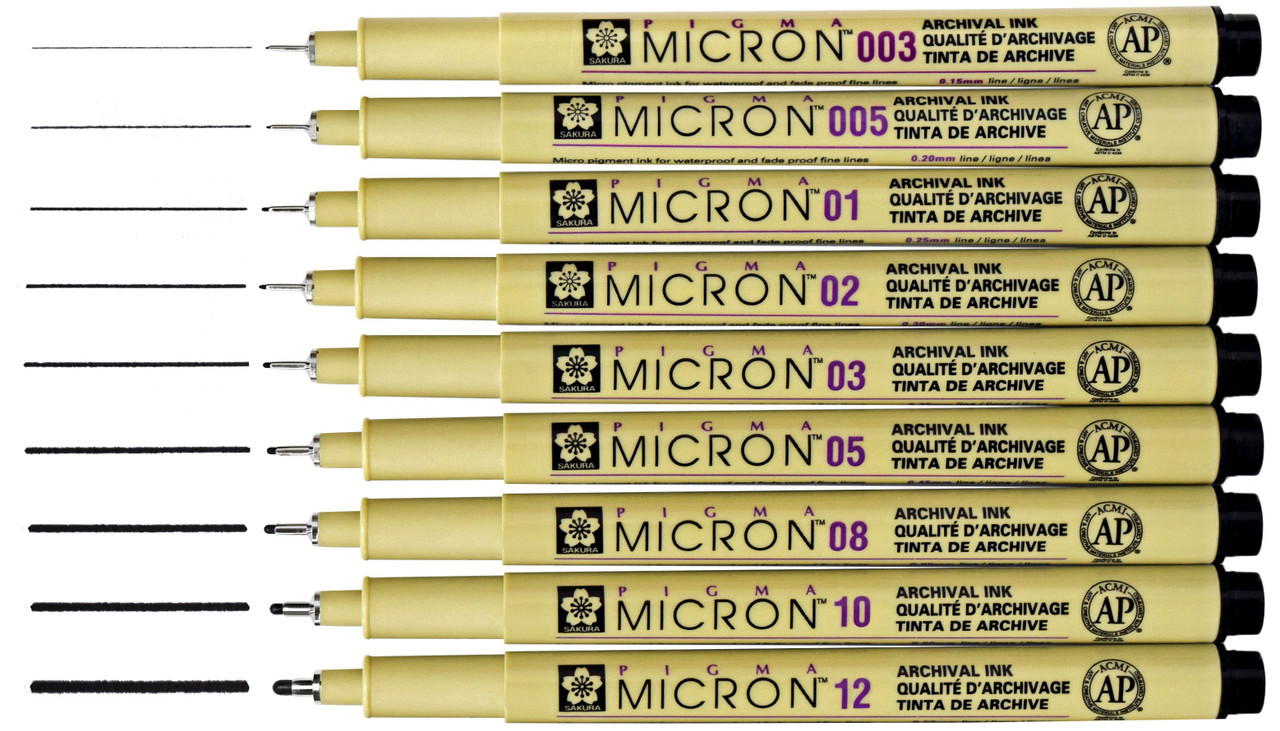 Sakura MicroPerm Ultra-Fine Markers