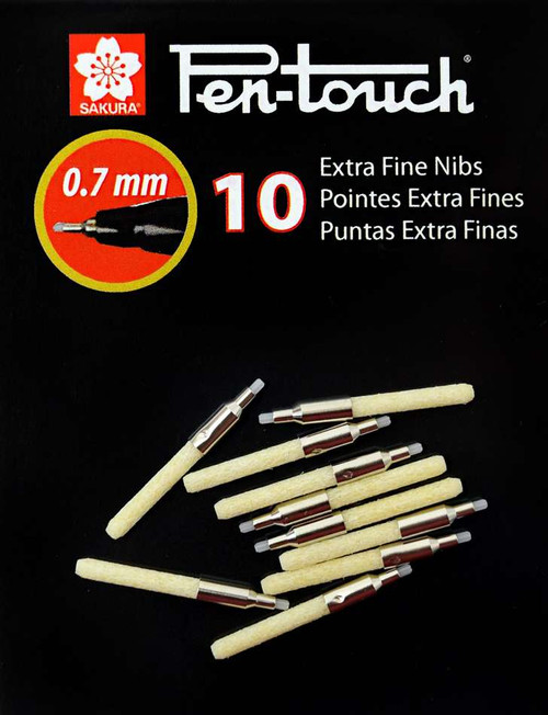 Pen-touch Replacement Tips- Extra Fine- Pack of 10 Replacement Tips Sakura 40000