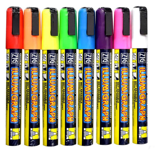 Wet erase markers - Zig Illumigraph 4PK colored assortment – billyBoards