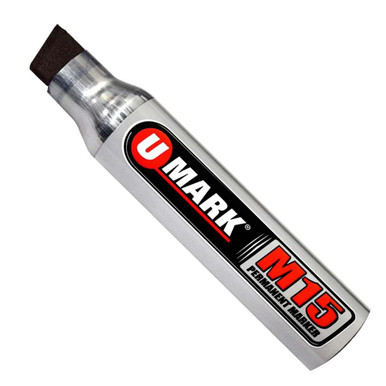 U-Mark M5 Chisel Tip Permanent Marker Black
