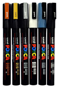 Posca PC-3M Fine Tip Deep Set