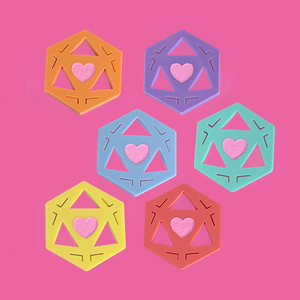 D&D D20 Laser Cut Brooch D&D D20 Laser Cut Brooch