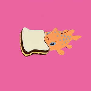 Pudge the Fish Laser Cut Brooch Pudge the Fish Laser Cut Brooch
