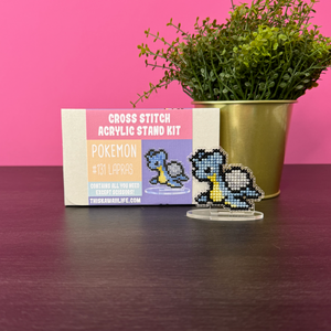 #131 Lapras - Cross Stitch Acrylic Display Stand Kit (Full Skeins) #131 Lapras - Cross Stitch Acrylic Display Stand Kit (Full Skeins)
