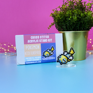 #209 Dunsparce - Cross Stitch Acrylic Display Stand Kit (Full Skeins) #209 Dunsparce - Cross Stitch Acrylic Display Stand Kit (Full Skeins)
