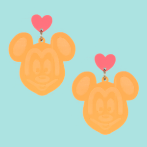 Disney Park Snacks Mickey Waffle Earrings Disney Park Snacks Mickey Waffle Earrings