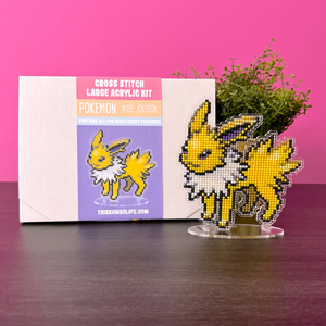 #135 Jolteon - Large Cross Stitch Acrylic Kit #135 Jolteon - Large Cross Stitch Acrylic Kit