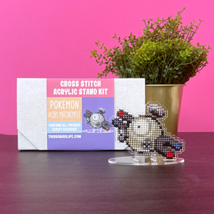 #081 Magnemite - Large Cross Stitch Acrylic Kit #081 Magnemite - Large Cross Stitch Acrylic Kit