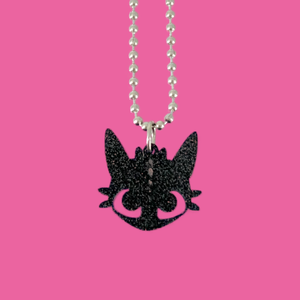 Toothless Simple Laser Cut Acrylic Necklace