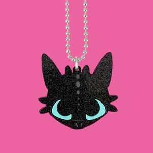 Toothless Laser Cut Acrylic Necklace Toothless Laser Cut Acrylic Necklace