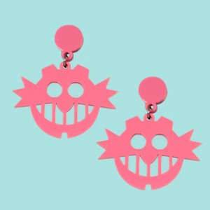 Eggman Sonic the Hedgehog Laser Cut Acrylic Earrings Eggman Sonic the Hedgehog Laser Cut Acrylic Earrings