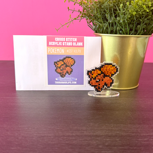 #037 Vulpix - Cross Stitch Acrylic Display Stand Blank #037 Vulpix - Cross Stitch Acrylic Display Stand Blank