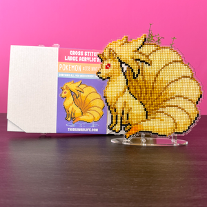 #038 Ninetales - Large Cross Stitch Acrylic Kit