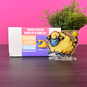 #179 Mareep - Large Cross Stitch Acrylic Kit