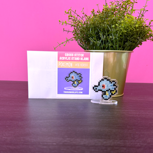 #116 Horsea - Cross Stitch Acrylic Display Stand Blank