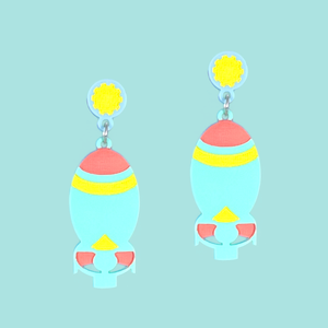 Fallout Mini Nuke Laser Cut Acrylic Earrings