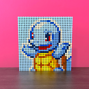 #007 Squirtle 32x32 Full Colour Building Block Art Kit